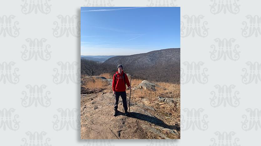 Image of Jack at Breakneck Ridge. 